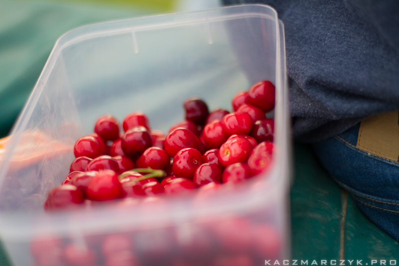 Tasty fresh cherries directly from tree, yummy :D